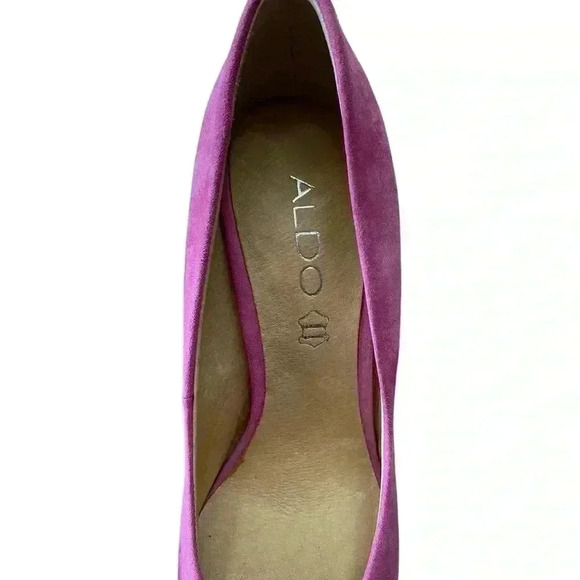 NWOT ALDO, Pink Suede Stiletto High Heels Elegant Design, Size 36 👠 - Picture 7 of 10